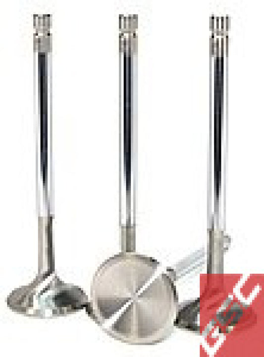 GSC P-D Nissan TB48DE Stainless Steel Exhaust Valve 34.50mm Head (+1mm) - Set of 12 - 2083-12