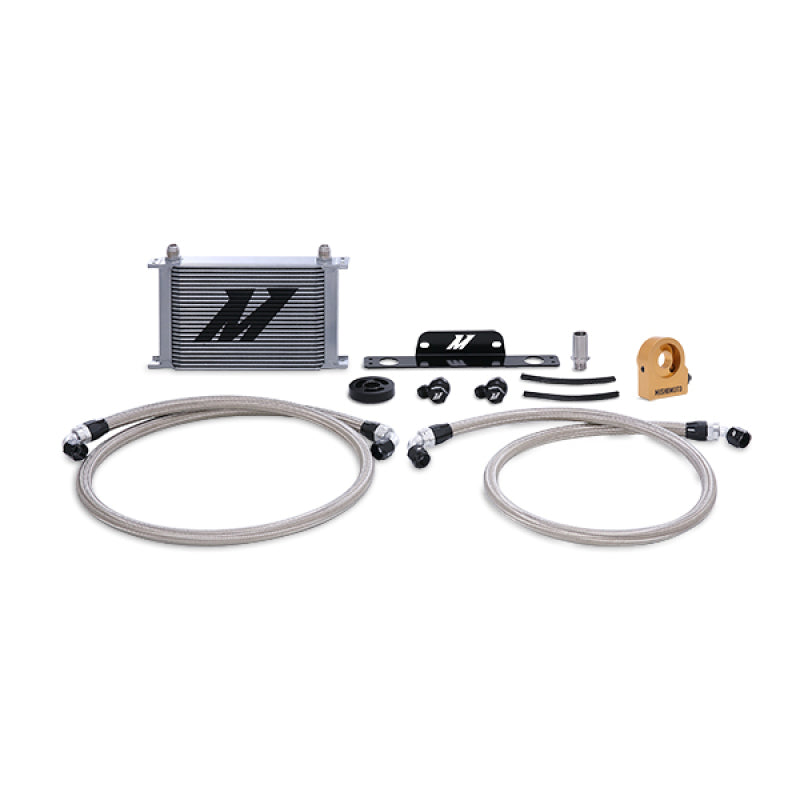 Mishimoto 10-15 Chevrolet Camaro SS Thermostatic Oil Cooler Kit - Silver - eliteracefab.com