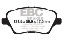 Load image into Gallery viewer, EBC 13+ Ford Fiesta 1.6 Turbo ST Yellowstuff Front Brake Pads - eliteracefab.com