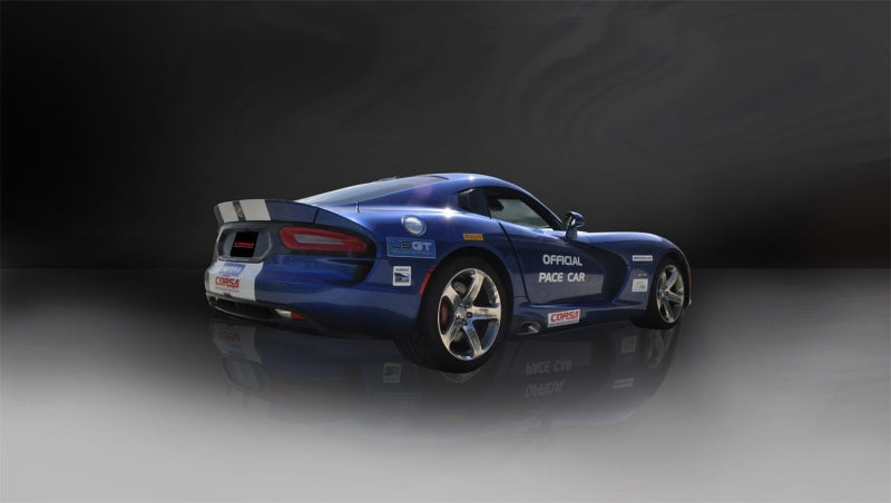 Corsa 13-13 Dodge Viper GTS 8.4L V10 Manual Xtreme Cat-Back Exhaust - eliteracefab.com