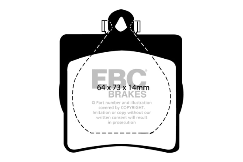 EBC RedStuff Rear Brake Pads - DP31191C EBC