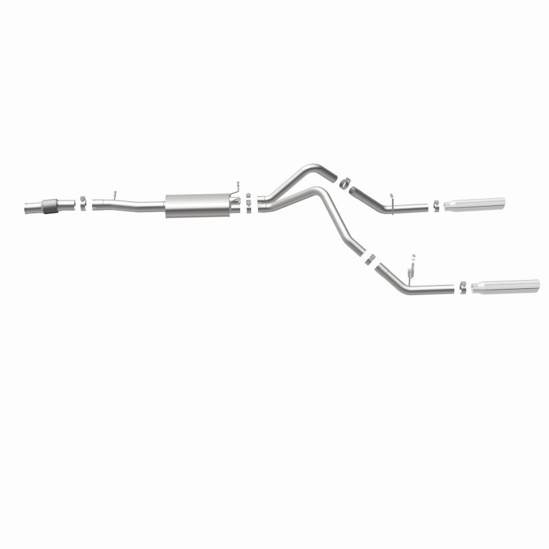 Magnaflow 14 Chev Silverado V8 5.3L SC Cab Dual Split Rear Exit SS Cat Back Perf Exhaust Magnaflow