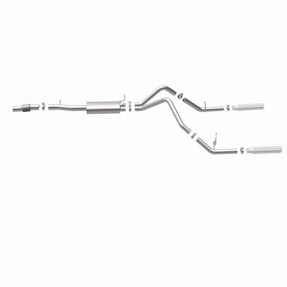 Magnaflow 14 Chev Silverado V8 5.3L SC Cab Dual Split Rear Exit SS Cat Back Perf Exhaust Magnaflow