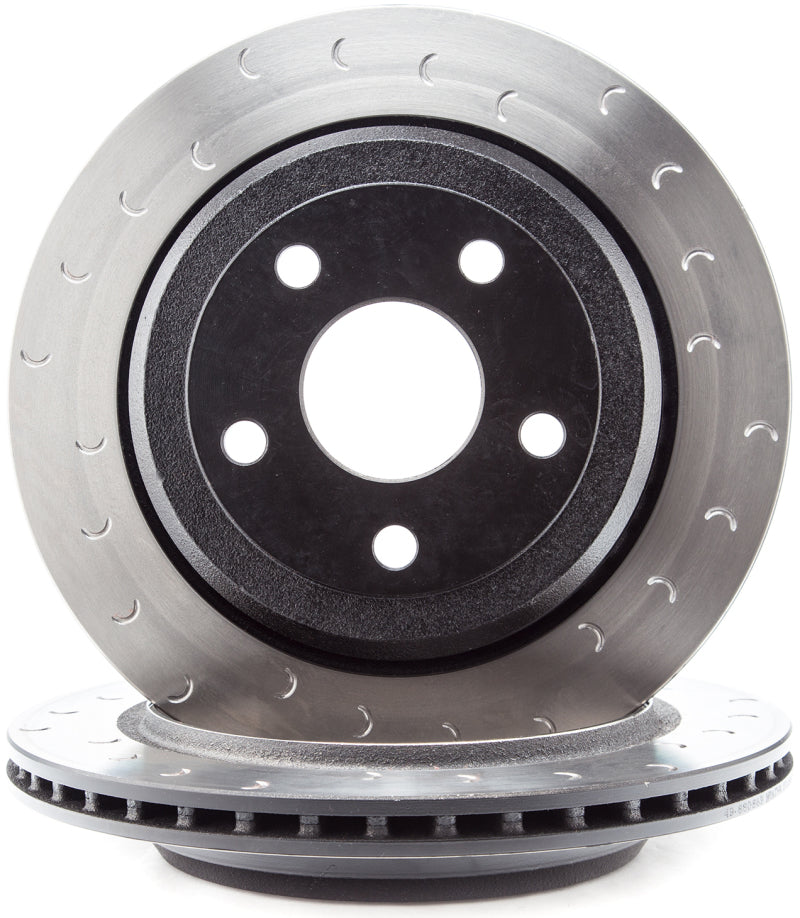 Alcon 2018+ Jeep Wrangler JL Rear Left Slotted Rotor - Single Alcon