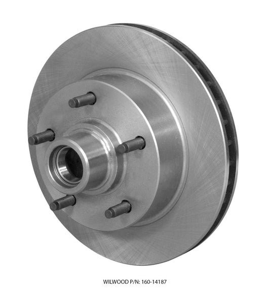 Wilwood Rotor-Vented w/ Hub & Studs 11.72. x 1.19 - 5 on 5.50in Ford F100 Wilwood