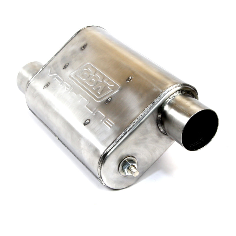 BBK VariTune Adjustable Performance Muffler 2-1/2 Offset/Offset Stainless Steel - eliteracefab.com