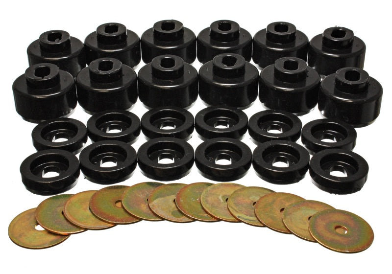 Energy Suspension Body Mount Set - Black - eliteracefab.com