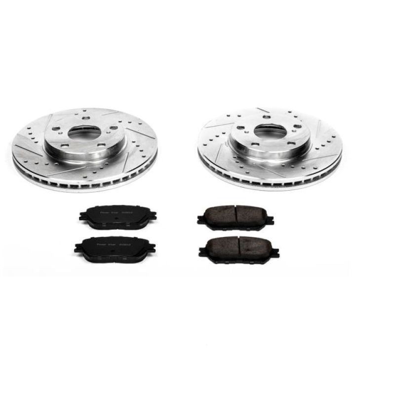 Power Stop 02-06 Toyota Camry Front Z23 Evolution Sport Brake Kit - eliteracefab.com