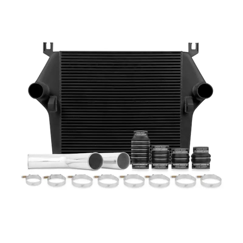 Mishimoto 03-07 Dodge 5.9L Cummins Intercooler Kit w/ Pipes (Black) Mishimoto