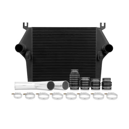 Mishimoto 03-07 Dodge 5.9L Cummins Intercooler Kit w/ Pipes (Black) Mishimoto