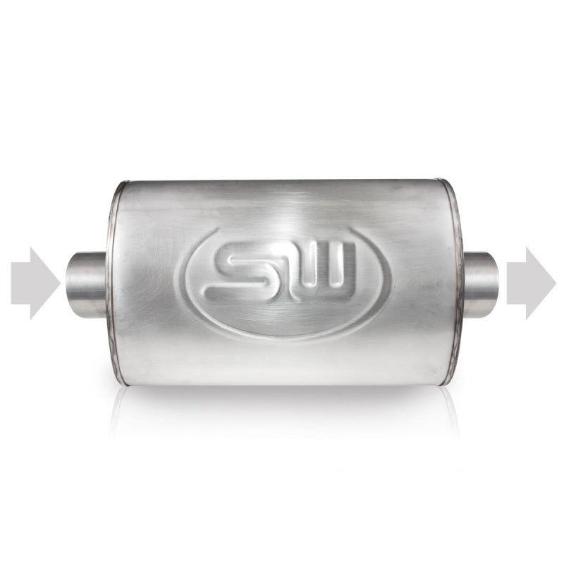 Stainless Works 3in ID CENTER INLET/ 3in OD CENTER OUTLET 5inX9in Stainless Works