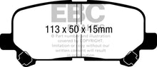 Load image into Gallery viewer, EBC 07-13 Acura MDX 3.7 Yellowstuff Rear Brake Pads - eliteracefab.com