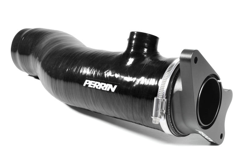 Perrin 2022+ Subaru WRX Black 3in Turbo Inlet Hose w/ Nozzle Perrin Performance