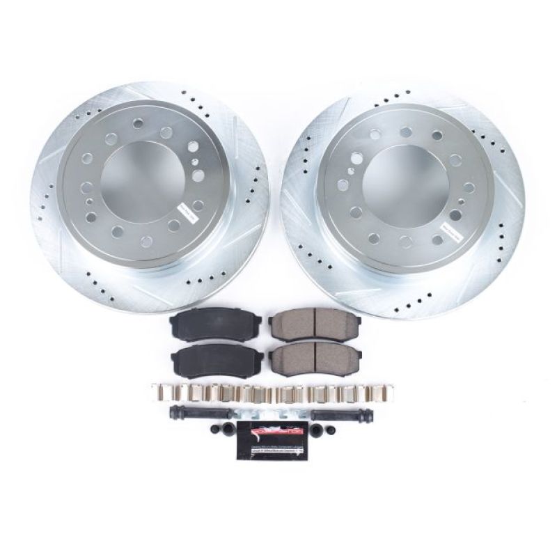 Power Stop 03-09 Lexus GX470 Rear Z23 Evolution Sport Brake Kit - eliteracefab.com