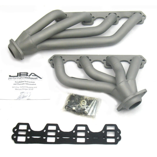 JBA 65-73 Ford Mustang 351W SBF 1-5/8in Primary Ti Ctd Mid Length Header JBA