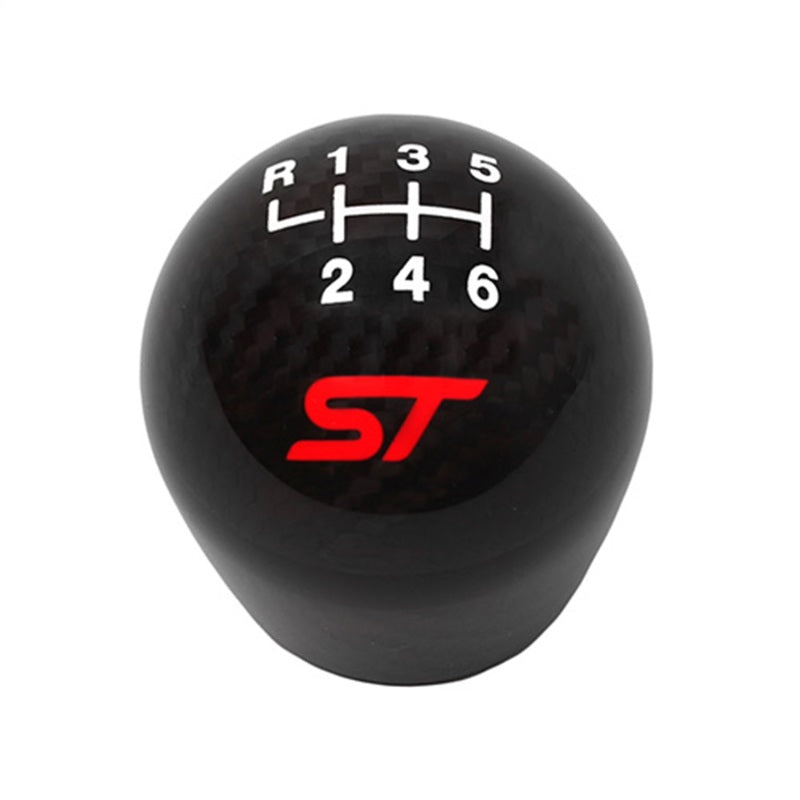 Ford Racing Focus ST Black Carbon Fiber Shift Knob 6 Speed - eliteracefab.com