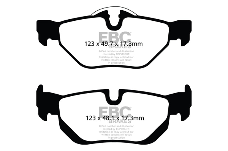 EBC Ultimax2 Rear Brake Pads - UD1267 EBC