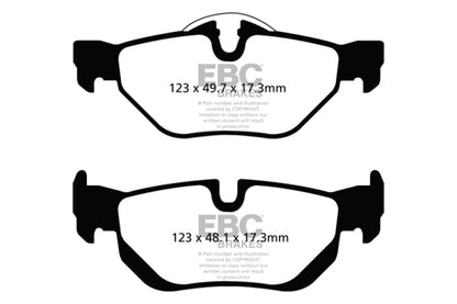 EBC Ultimax2 Rear Brake Pads - UD1267 EBC
