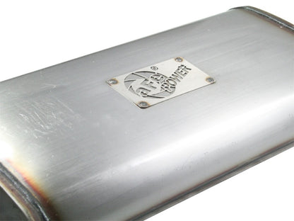 aFe MACHForce XP Exhaust Cat-Back SS-409 04-06 Jeep Wrangler TJ Unl L6 4.0L 2.5in Off-Road No Tip aFe