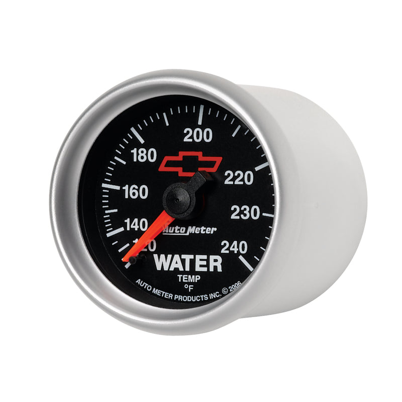 Autometer Sport-Comp II 2-1/16in 120-240 Deg Mechanical Water Temp Gauge - Bowtie Black 3632-00406
