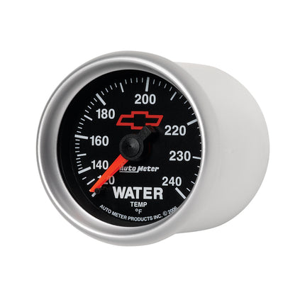 Autometer Sport-Comp II 2-1/16in 120-240 Deg Mechanical Water Temp Gauge - Bowtie Black 3632-00406