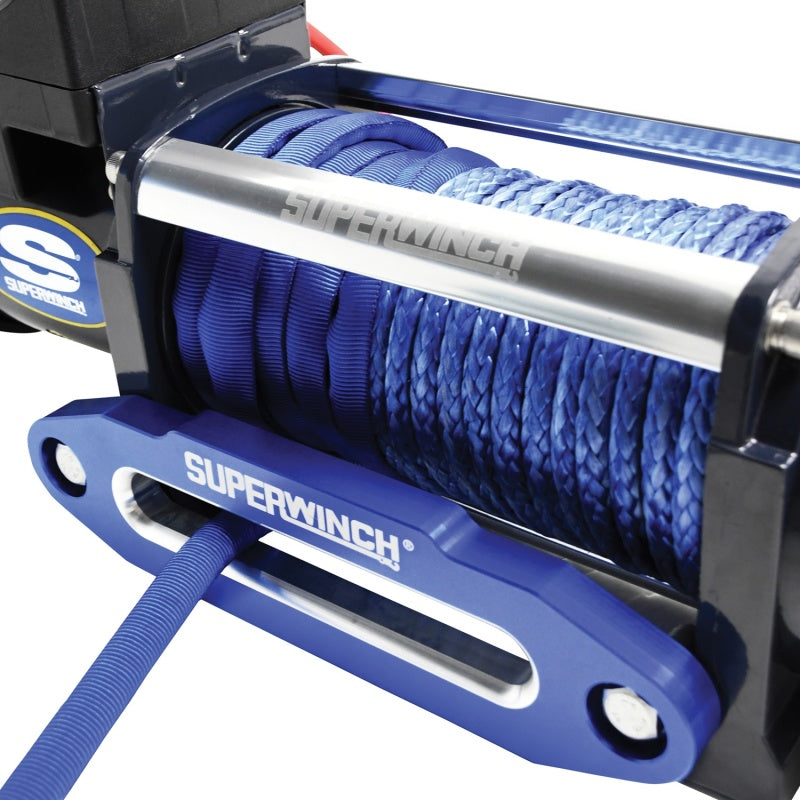 Superwinch 9500 LBS 12V DC 3/8/in x 80ft Synthetic Rope Talon 9.5SR Winch - eliteracefab.com