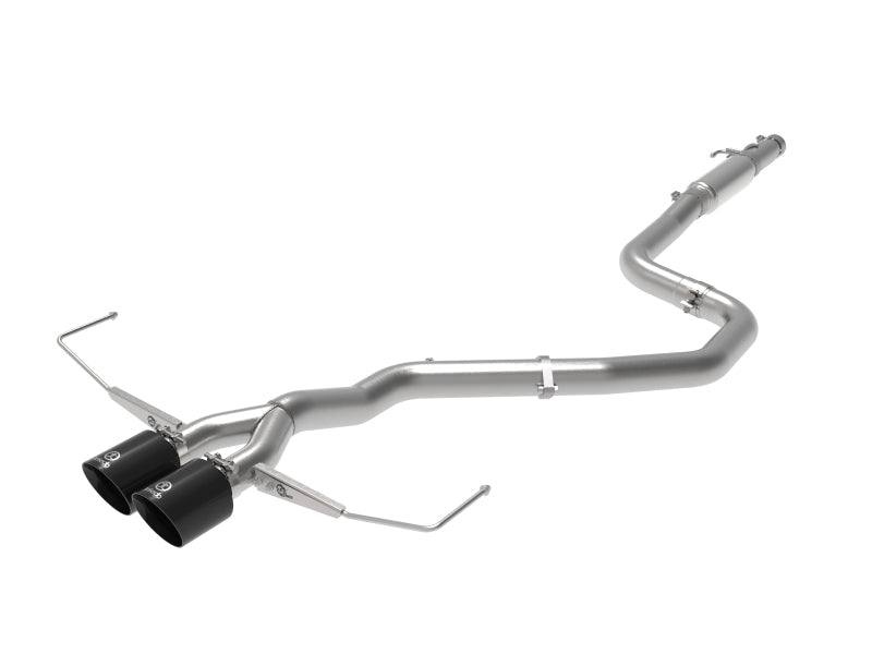 aFe Takeda Exhaust Cat-Back 19-20 Hyundai Veloster 304SS Black Dual Tips Exhaust aFe