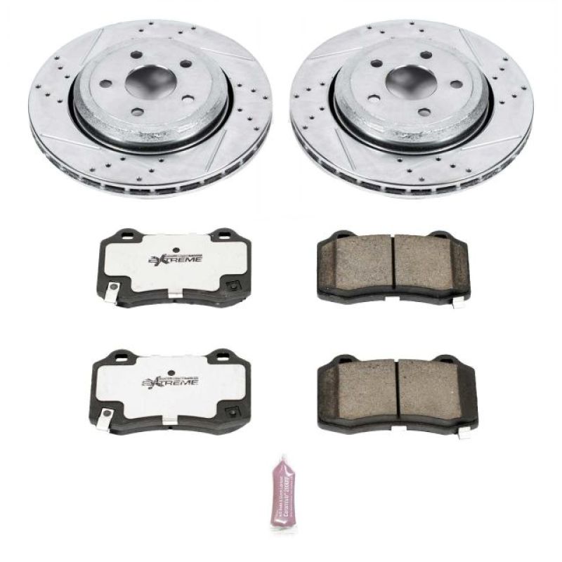 Power Stop 18-19 Dodge Durango Rear Z26 Street Warrior Brake Kit - eliteracefab.com