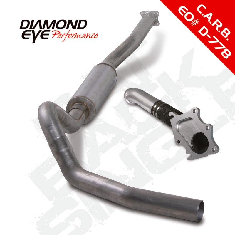 Diamond Eye KIT 4in CB SGL SS CHEVY/GMC 6.6L 2500/3500 01-05 Diamond Eye Performance
