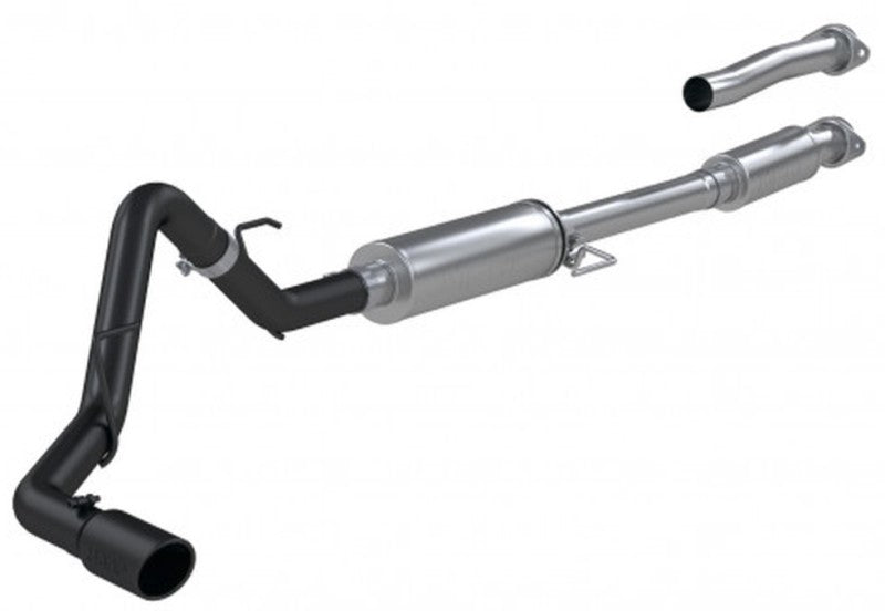 MBRP 2021+ Ford F-150 2.7L/ 3.5L Ecoboost 5.0L Single Side 3in Black Coated Catback Exhaust - eliteracefab.com