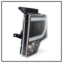 Load image into Gallery viewer, Spyder Ford F150 13-14 Projector Fctry Xenon Model- Light Bar DRL Blk PRO-YD-FF15013-LBDRL-HID-BK - eliteracefab.com