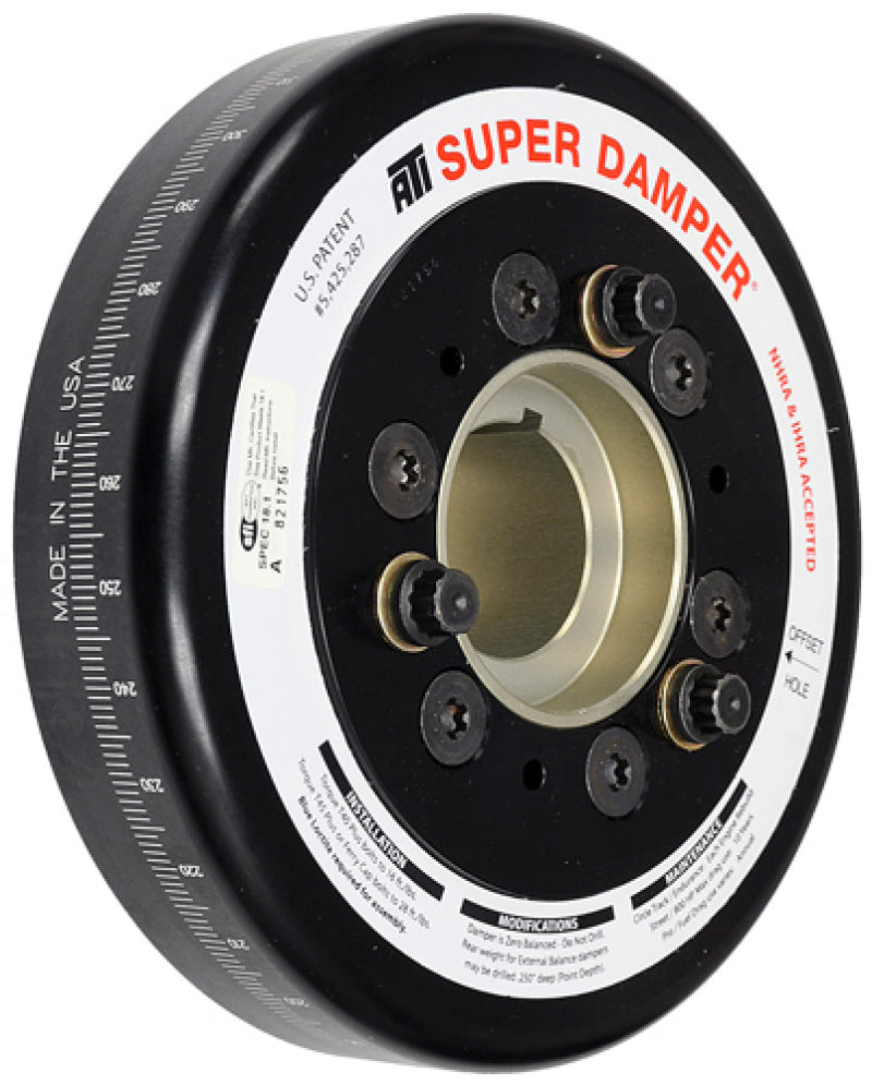 ATI Damper - 7.074in - Alum - Chevy BB - 3 Ring - Alum Hub ATI917310