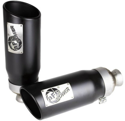 aFe MACH Force-XP 4-1/2in Steel OE Replacement Exhaust Tips - 2021+ Dodge Ram (5.7L V8) - Black aFe