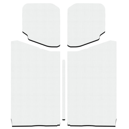 DEI 18-23 Jeep Wrangler JL 2-Door Boom Mat Headliner - 5 Piece - White DEI