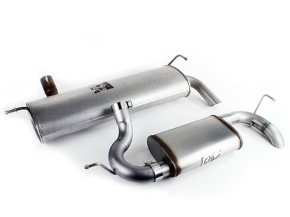 aFe MACHForce XP 07-17 Jeep Wrangler V6-3.6/3.8L 409 SS 2.5in Axle-Back Exhaust - eliteracefab.com