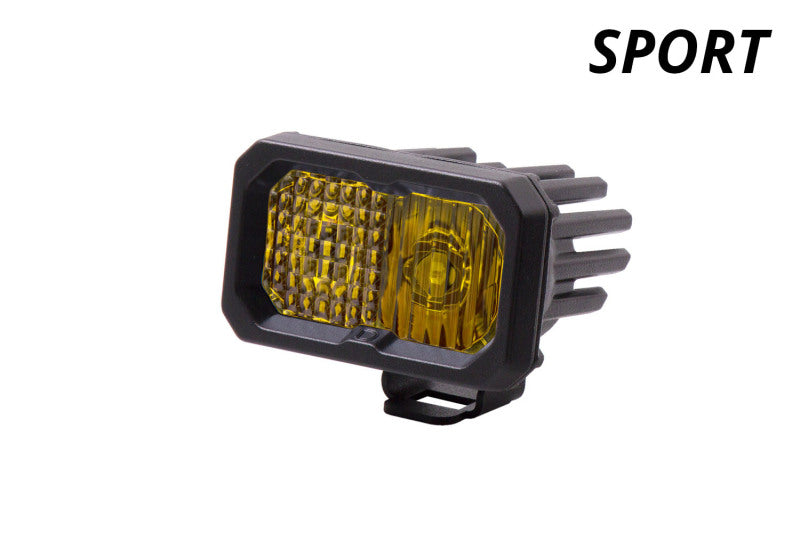 Diode Dynamics Stage Series 2 In LED Pod Sport - Yellow Fog Standard ABL Each Diode Dynamics