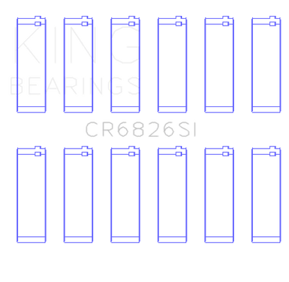 King Holden 175/190 3.6L Connecting Rod Bearing Set King Engine Bearings