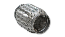 Load image into Gallery viewer, Vibrant SS Flex Coupling with Inner Braid Liner 3in inlet/outlet x 6in long - eliteracefab.com