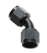 Load image into Gallery viewer, Vibrant -20AN X -20AN Female Flare Swivel 45 Deg Fitting (AN To AN) -Anodized Black Only - eliteracefab.com