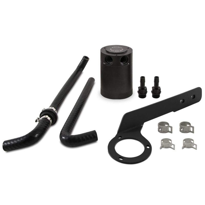 Mishimoto 2018+ Honda Accord 2.0T Baffled Oil Catch Can PCV Side - Black - eliteracefab.com