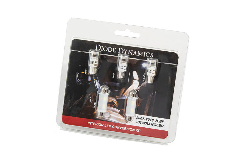 Diode Dynamics Wrangler JK 4dr Interior Kit Stage 2 - Red Diode Dynamics