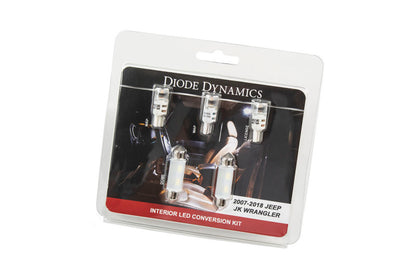 Diode Dynamics Wrangler JK 4dr Interior Kit Stage 2 - Red Diode Dynamics
