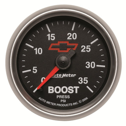 Autometer GM Mechanical 52mm 0-35 PSI Boost Gauge 3604-00406