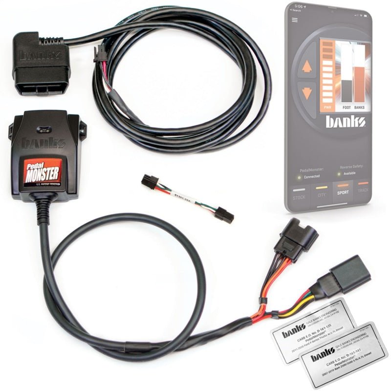 Banks Power Pedal Monster Kit (Stand-Alone) 07-19 RAM 2500/3500/11-20 Ford F-Series 6.7L Use w/Phone - eliteracefab.com