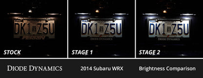 Diode Dynamics 08-14 Subaru WRX Interior LED Kit Cool White Stage 2 Diode Dynamics