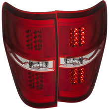 Load image into Gallery viewer, ANZO USA Ford F-150 Led Taillights Red/Clear; 2009-2013 - eliteracefab.com