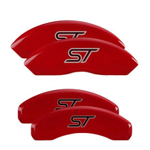 Load image into Gallery viewer, MGP 4 Caliper Covers Engraved Front &amp; Rear MGP Red finish silver ch MGP