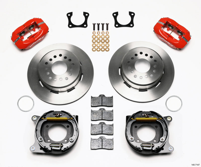 Wilwood Forged Dynalite P/S Park Brake Kit 58-64 Olds/Pontiac Ends Wilwood