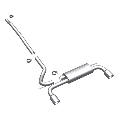 MagnaFlow Mini Countryman Dual Split Rear Exit Stainless Cat-Back Performance Exhaust - eliteracefab.com