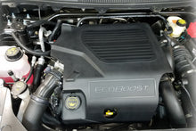 Load image into Gallery viewer, J&amp;L 10-19 Ford Flex EcoBoost V6 Passenger Side Oil Separator 3.0 - Black Anodized - eliteracefab.com